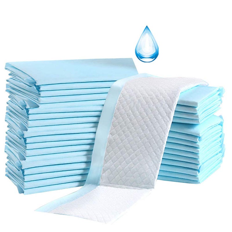 Buyockss Baby Disposable Underpad 100 Count Incontinence Changing Pad Baby Diapers Newborn Pads Soft Breathable Waterproof Leak Proof Quick Absorb 13X18 Inch - Image 1